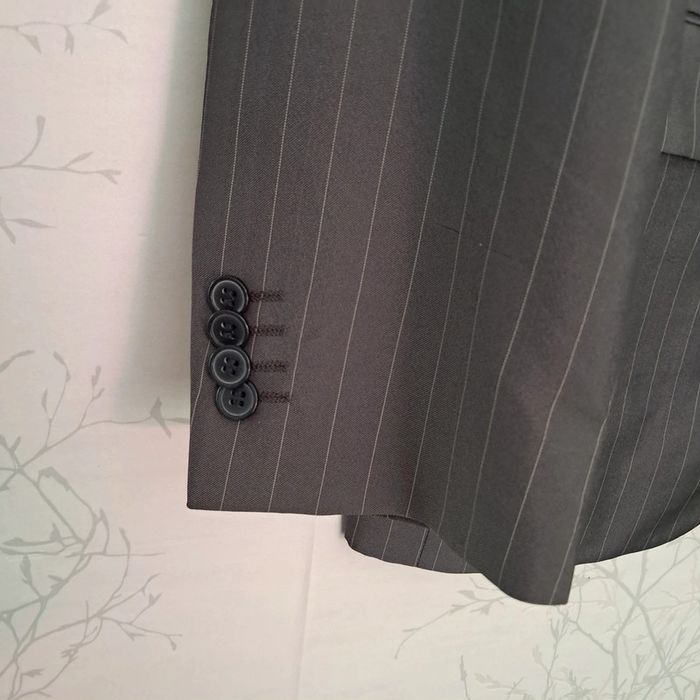 Veste de costume gris rayé - photo numéro 5