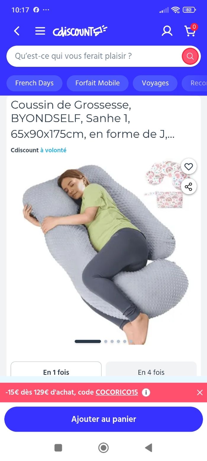Coussin de grossesse