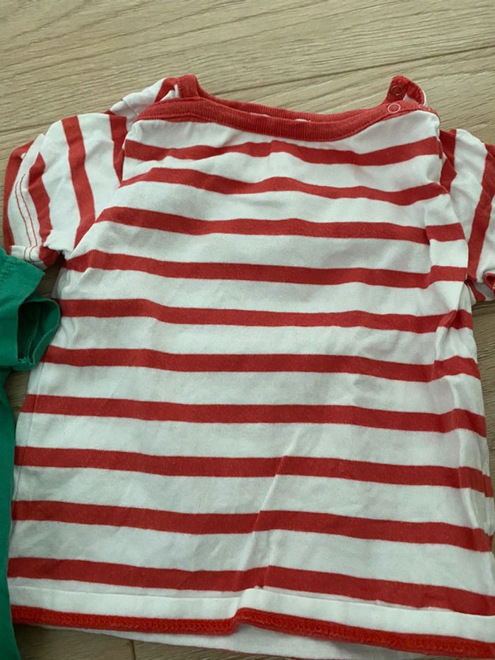 Lot de 3 t shirts obaibi orchestra 6 mois - photo numéro 4