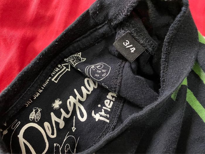 T-shirt longues manches Desigual taille 3/4 ans - photo numéro 3