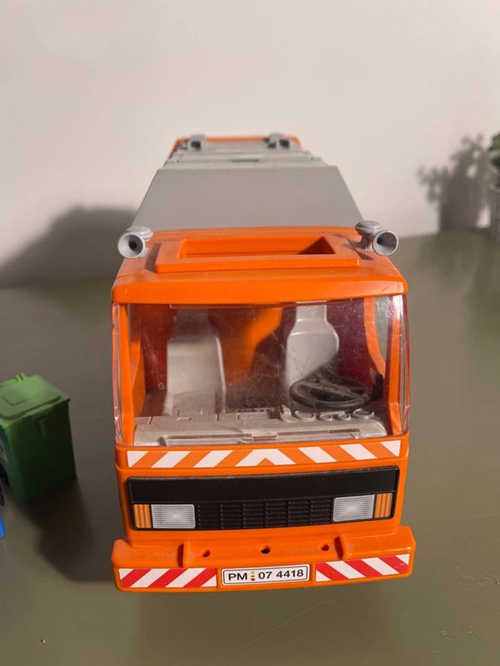 Lot de deux camions poubelle, poubelle Playmobil - photo numéro 5