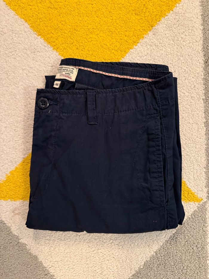 Pantalon chino bleu marine Blooker Taille 44