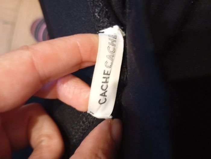 Pantalon noir cache-cache - photo numéro 3
