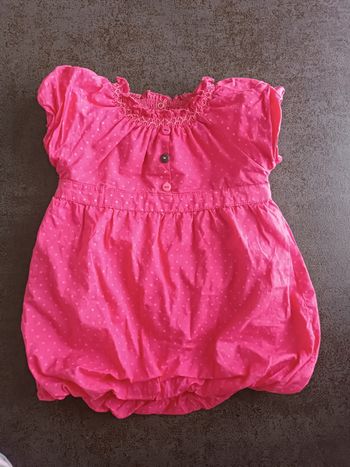 Robe rose 6mois