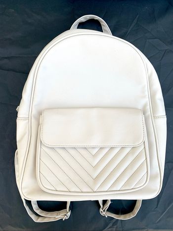 Sac à main / sac à dos simili cuir beige Primark