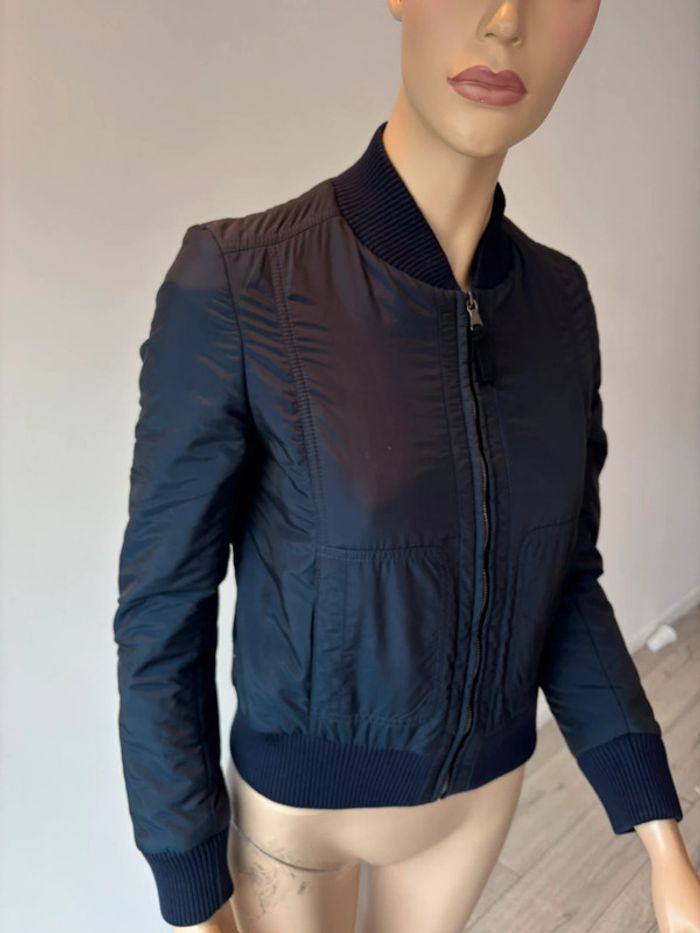 Blouson bombers bleu marine dolce gabbana - photo numéro 2