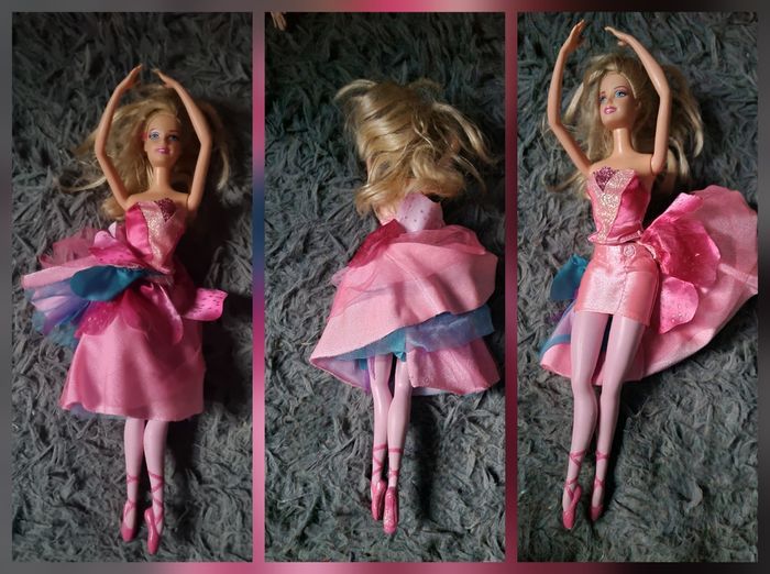 Lot 3 poupées Barbie (danseuse et fée) - photo numéro 2