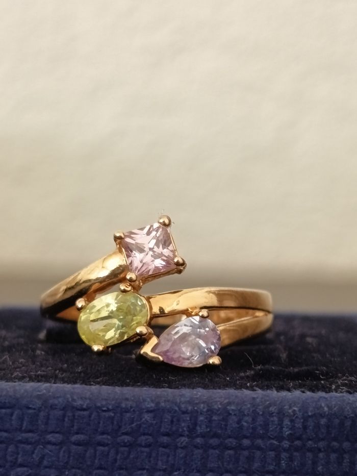 Bague plaqué or. - photo numéro 2