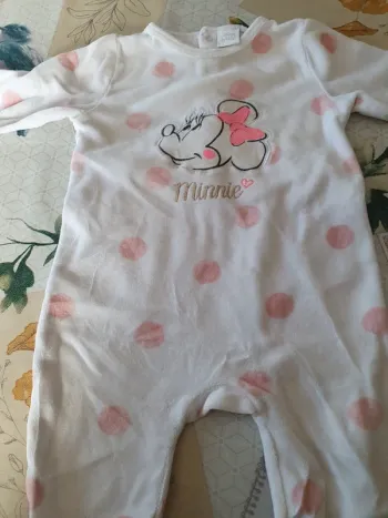 Pyjama chaud Minnie 6 mois