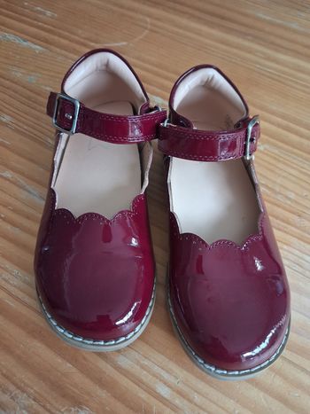 Babies vernies rouge foncé 332