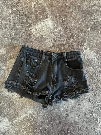 Short noir femme Shein taille XS Short negro mujer Shorts nero donna Schwarze Shorts Damen