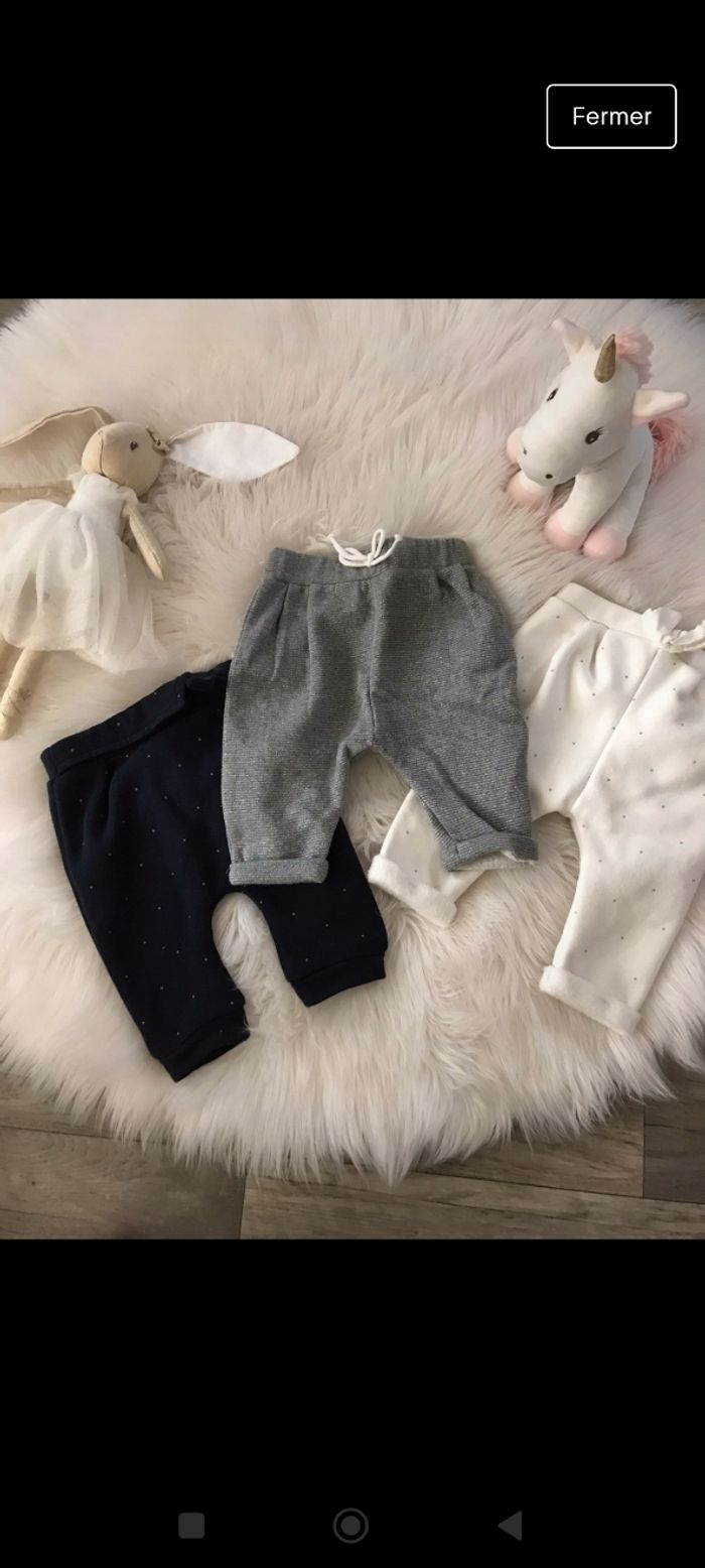 Lot de 3 pantalons chaud