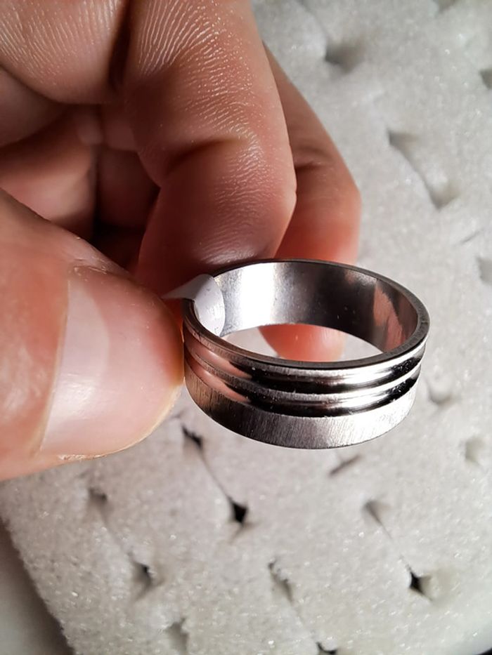 Bague acier inoxydable Granuleuse - photo numéro 4