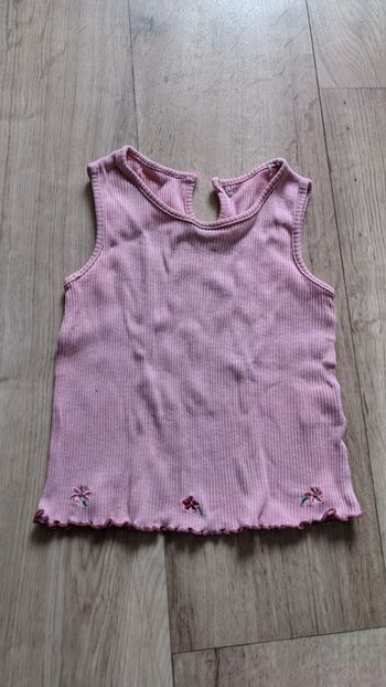 Débardeur rose 12 Mois