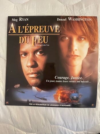 À l’épreuve du feu - Laser Disc 
