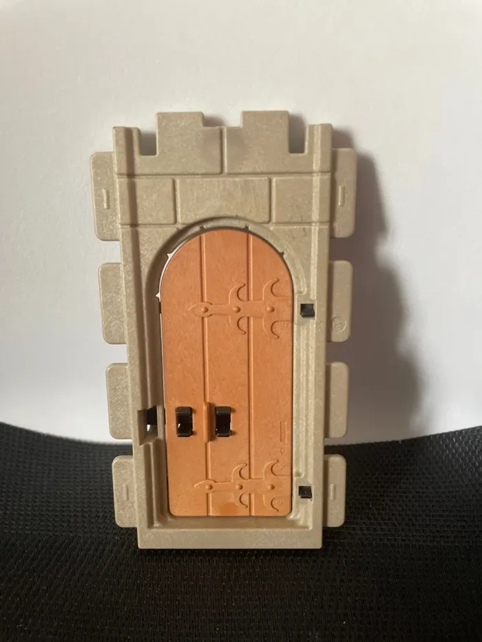 Playmobil mur parois avec porte et loquet château 3666 3667 3859 7144 3914 9989 3274 3351. - photo numéro 3