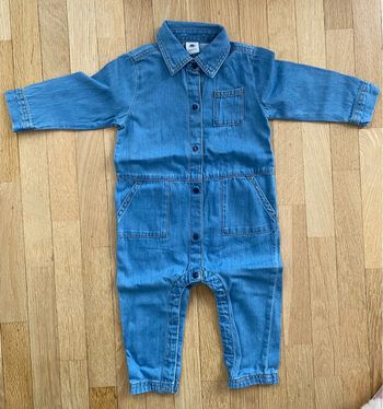 Combinaison jean petit bateau 12 mois