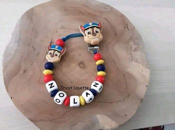 Attache tétine paw patrol