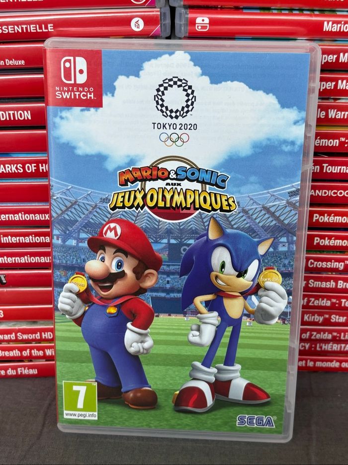 Jeu switch mario et sonic aux JO