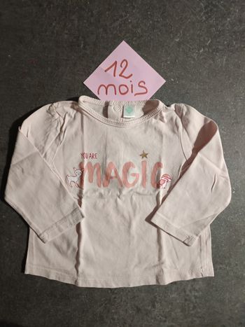 T-shirt "tou are magic" 12 mois 