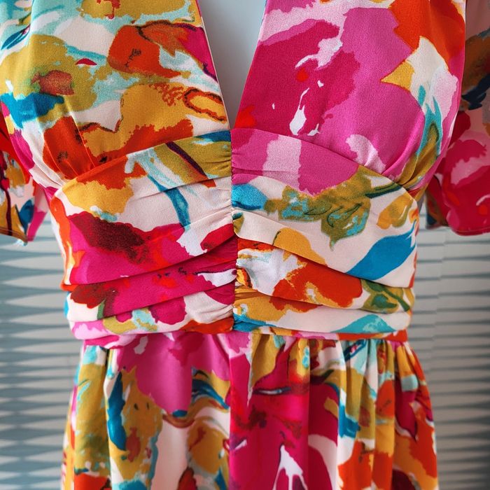 Robe courte imprimée taille XL By One by Loïcia Curve neuve avec étiquette - photo numéro 3