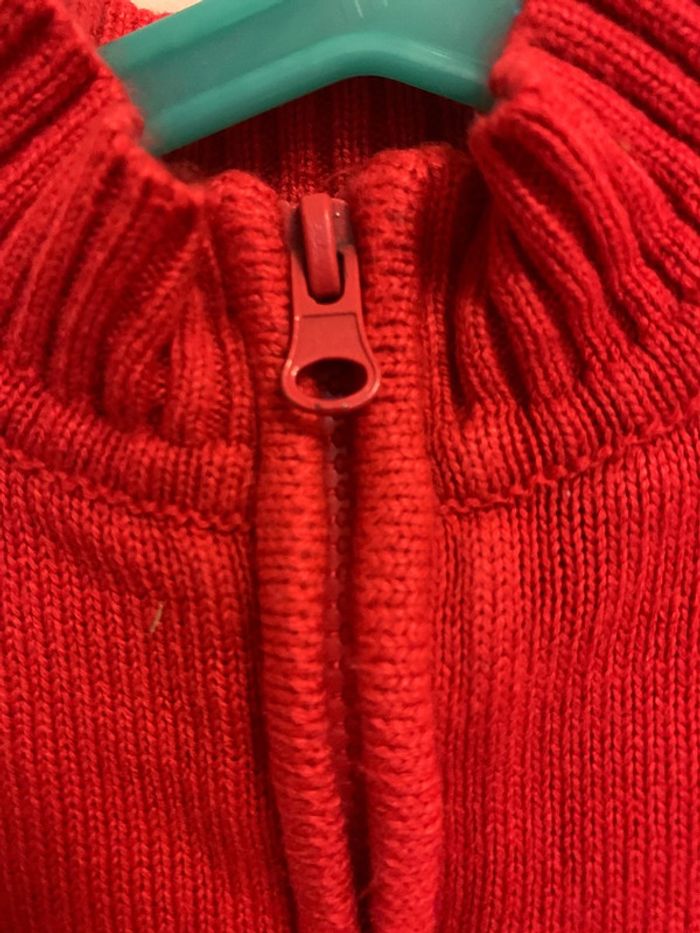Gilet Rouge Automne Hiver Mixte 6M - photo numéro 2