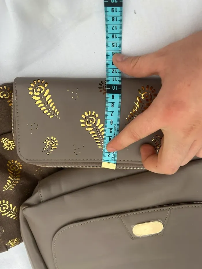 Sac à main + porte-monnaie vintage - photo numéro 5