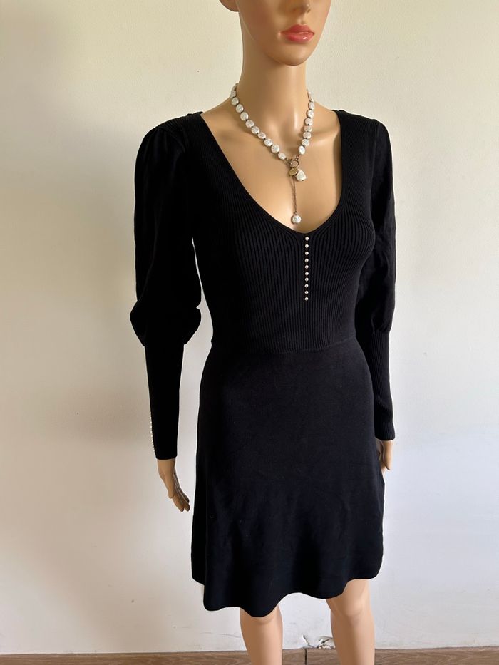 Robe pull noire neuve à manches longues Morgan taille S (valeur 70€) - photo numéro 2