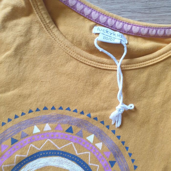 🩷 Tee-shirt ML 6 ans Luckykids #emyfleury_6ansfille - photo numéro 3