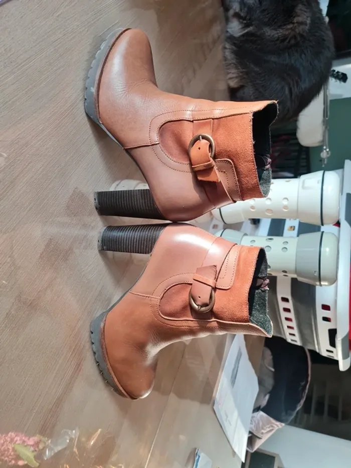 Bottines à talons taille 37 - photo numéro 5