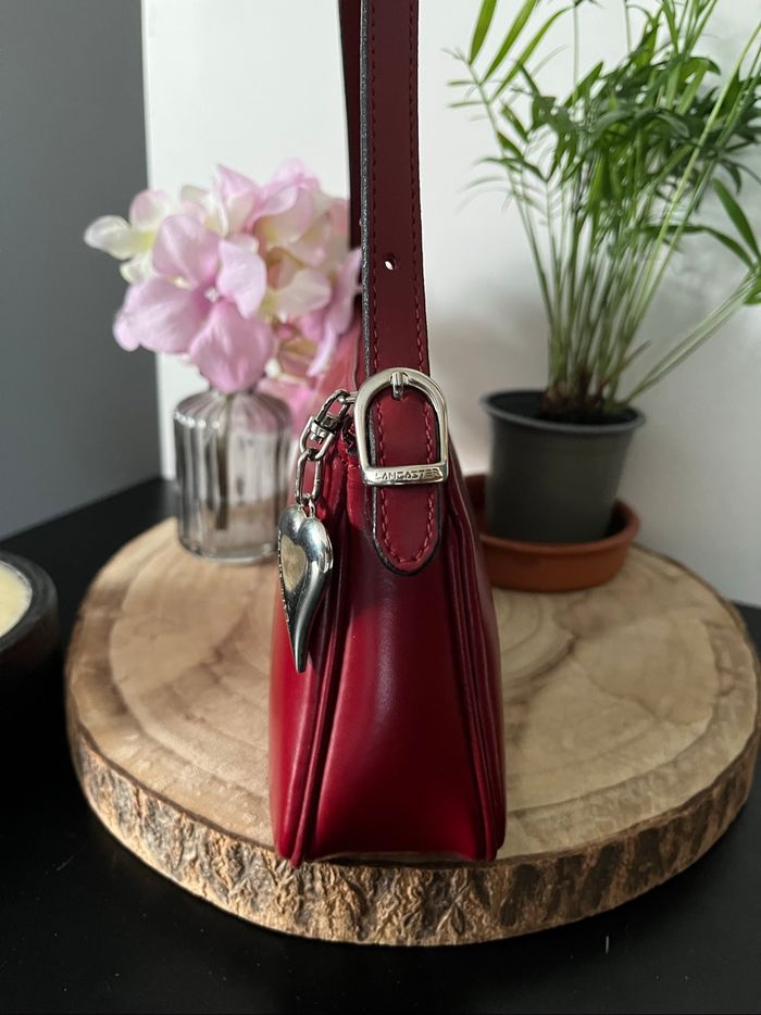 Sac Lancaster rouge Vintage en Excellent État - photo numéro 8