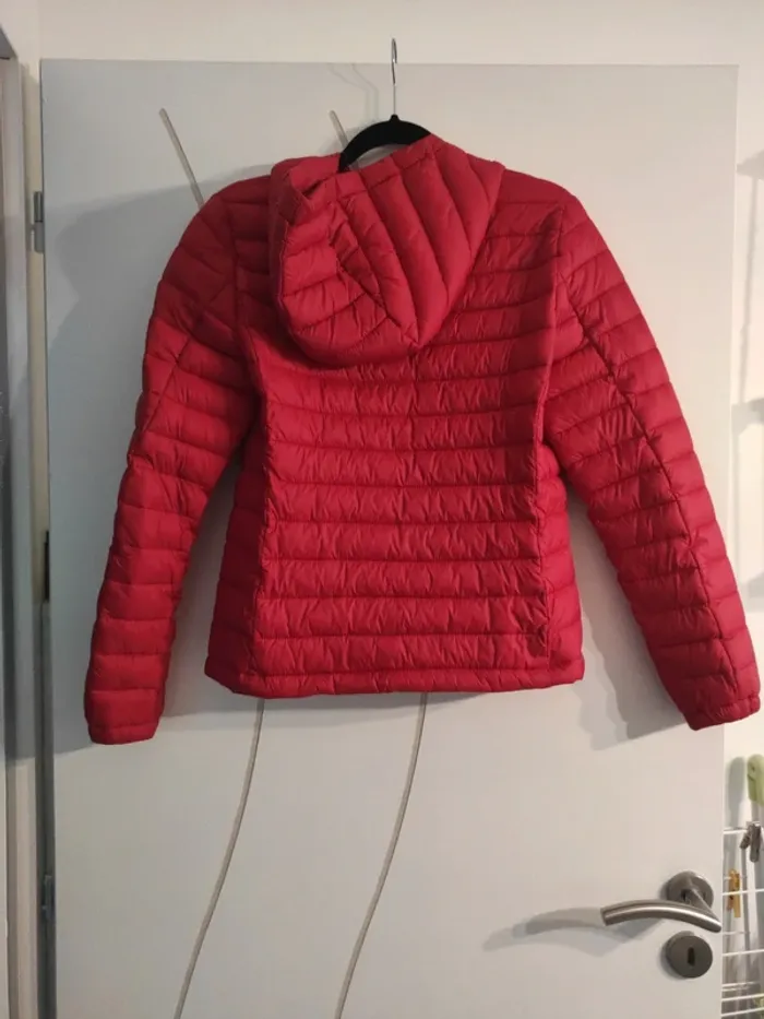 Doudoune mi-saison rouge Jennyfer taille xs - photo numéro 5