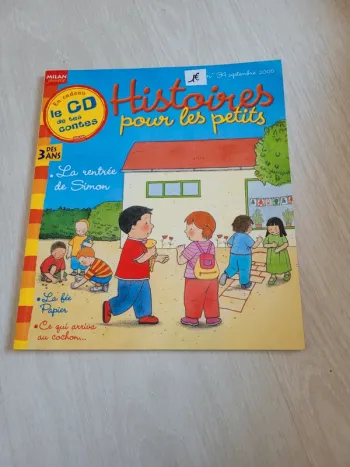Livre histoire pour les petits la rentrée de Simon