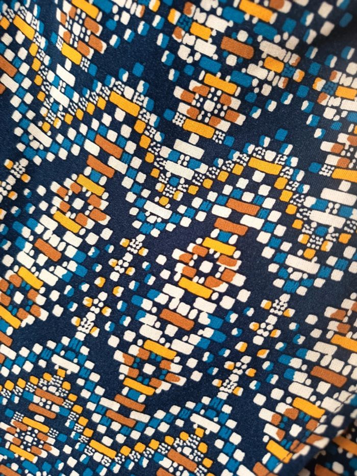 Jupe courte façon portefeuille imprimé wax - photo numéro 3