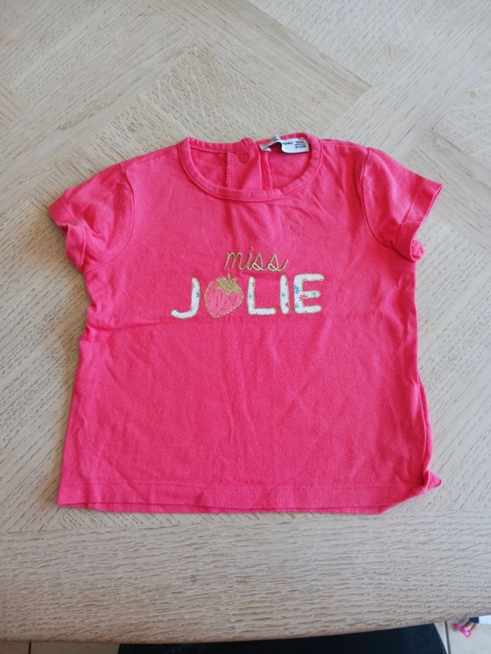 T-shirt fille 18 mois Neuf