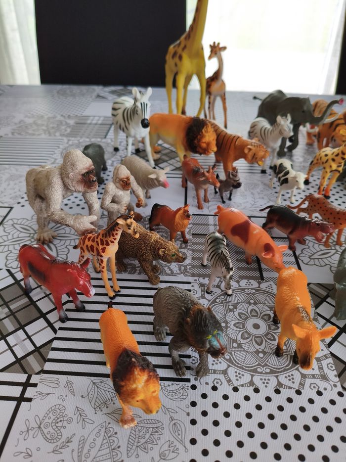 Lot 43 figurines animaux sauvages - photo numéro 2