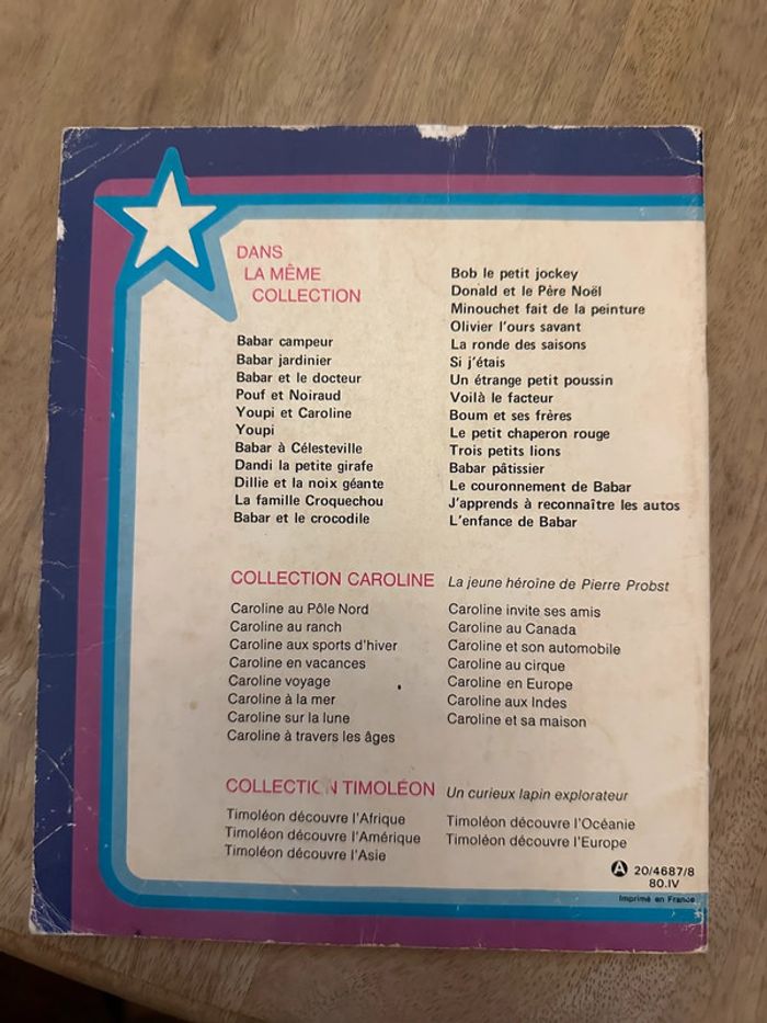 Livre ancien La mésaventure de Blanchette Hachette petite fleur album - photo numéro 2