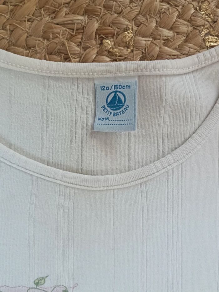 Lot de deux maillots de corps 12 ans petit bateau - photo numéro 3