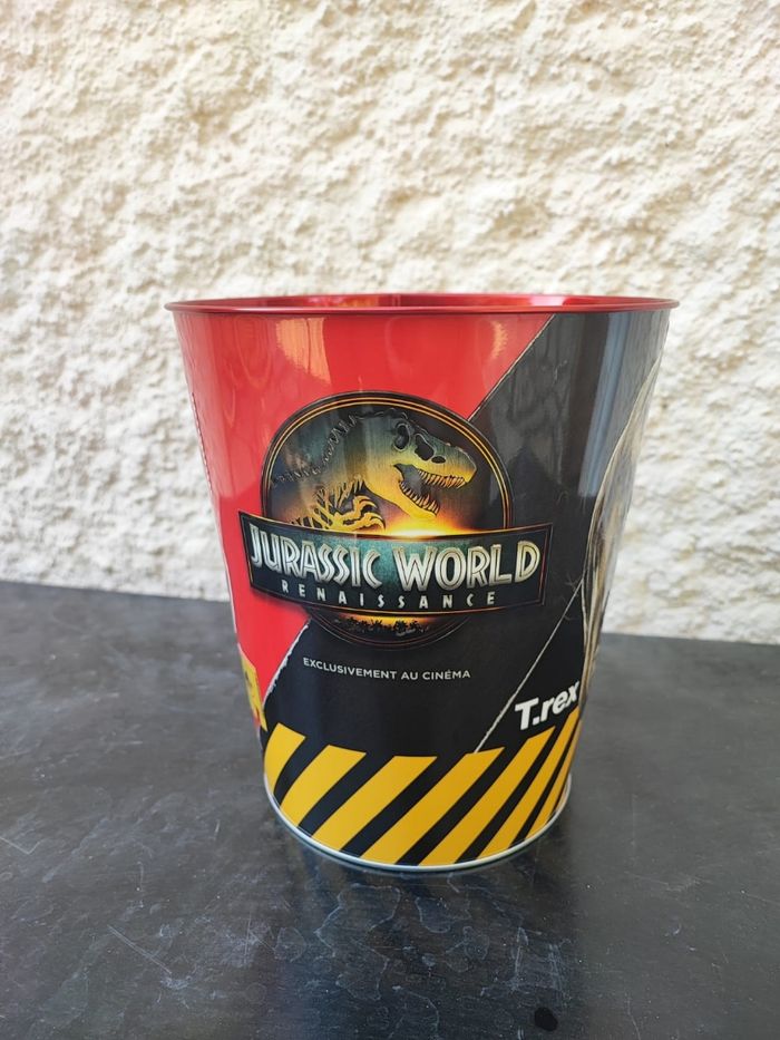Seau a pop corn en métal Jurassic world rebirth neuf - photo numéro 4
