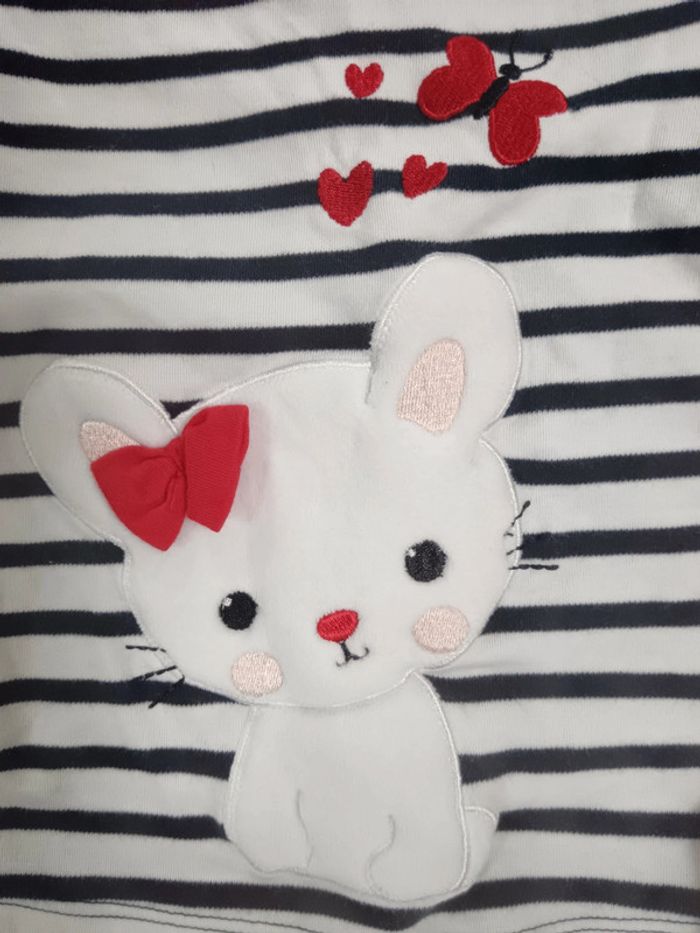 T shirt marinière fille - photo numéro 2