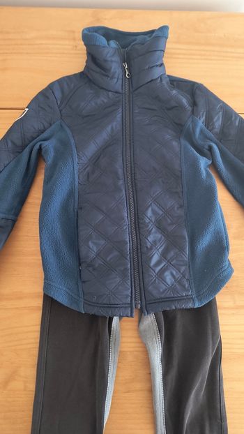 Lot vêtements équitation hiver 10 ans