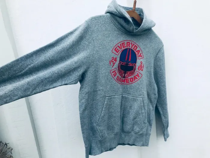 Nike Hoodie sweater grey American Football "Everyday is gameday" NFL Boy Large / Mens XS - photo numéro 4