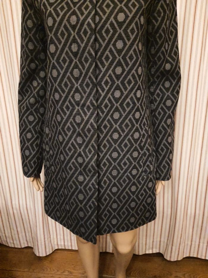 Jolie Pardessus Only taille 38 noir/gris - photo numéro 4
