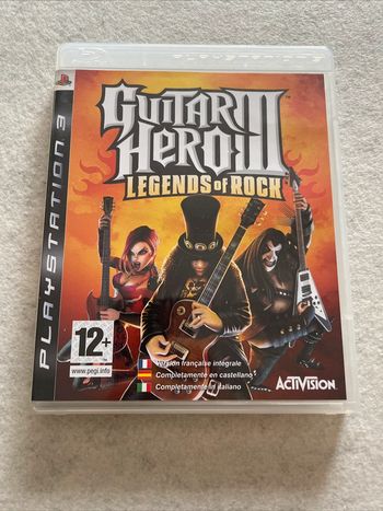 Guitar Hero III Legends of Rock Jeu PS3 Complet FR