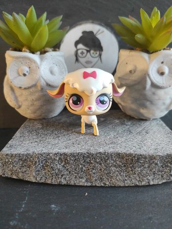 Littlest Petshop hasbro mouton agneau baby sheep lamp 2741 #geektradelpsmouton