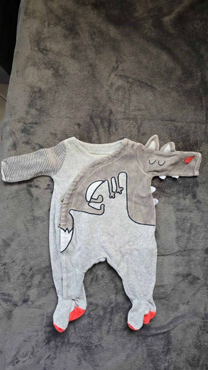 Lot de pyjamas bébé thème Noël - photo numéro 3