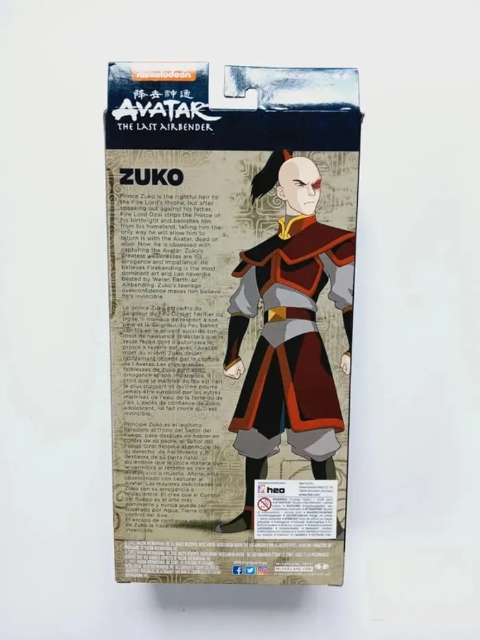 Figurine McFarlane Avatar The Last Airbender Zuko - photo numéro 2
