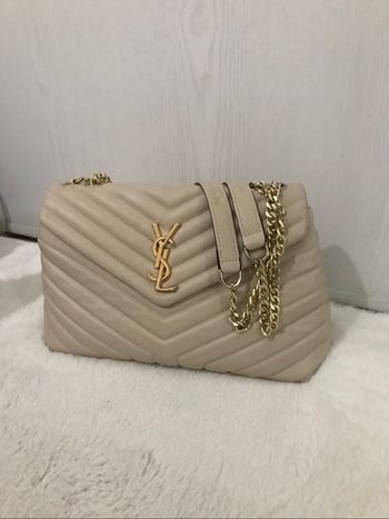 Sac beige Yves Saint Laurent
