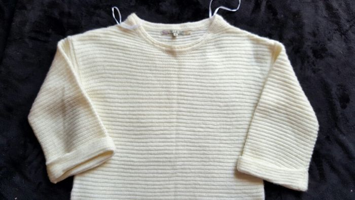 Pull jaune pale - photo numéro 2