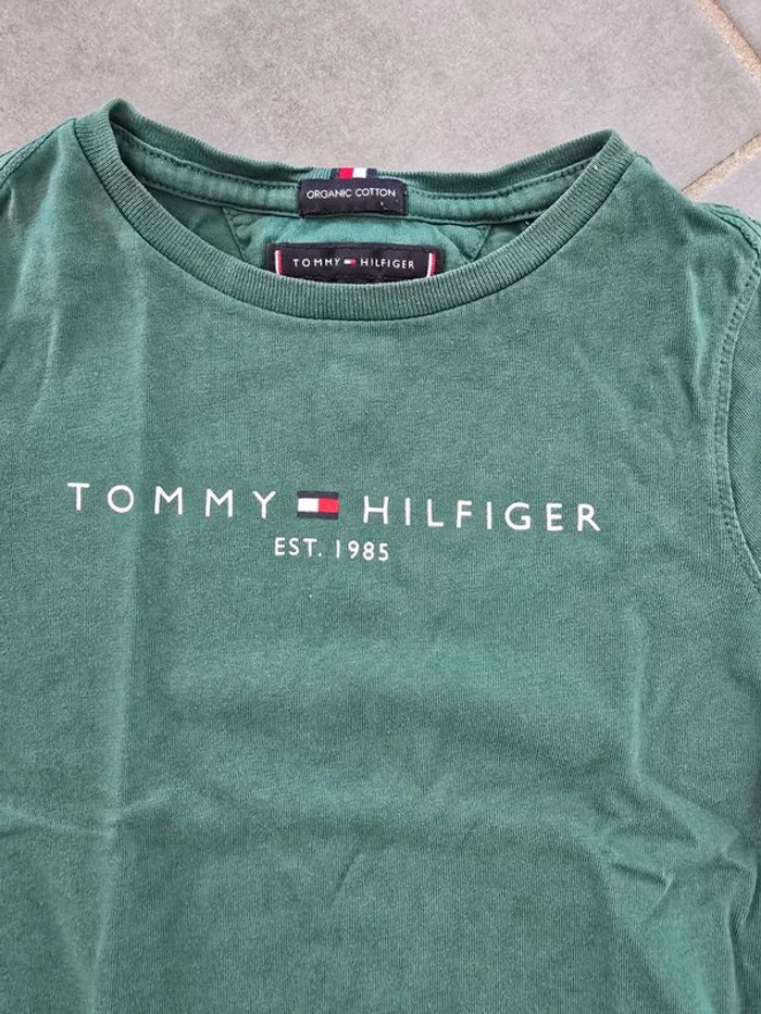 Tee shirt Tommy Hilfiger vert - photo numéro 4